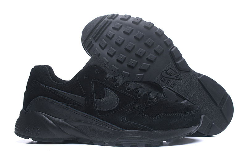 Nike Air Icarus Extra QS All Black Shoes - Click Image to Close